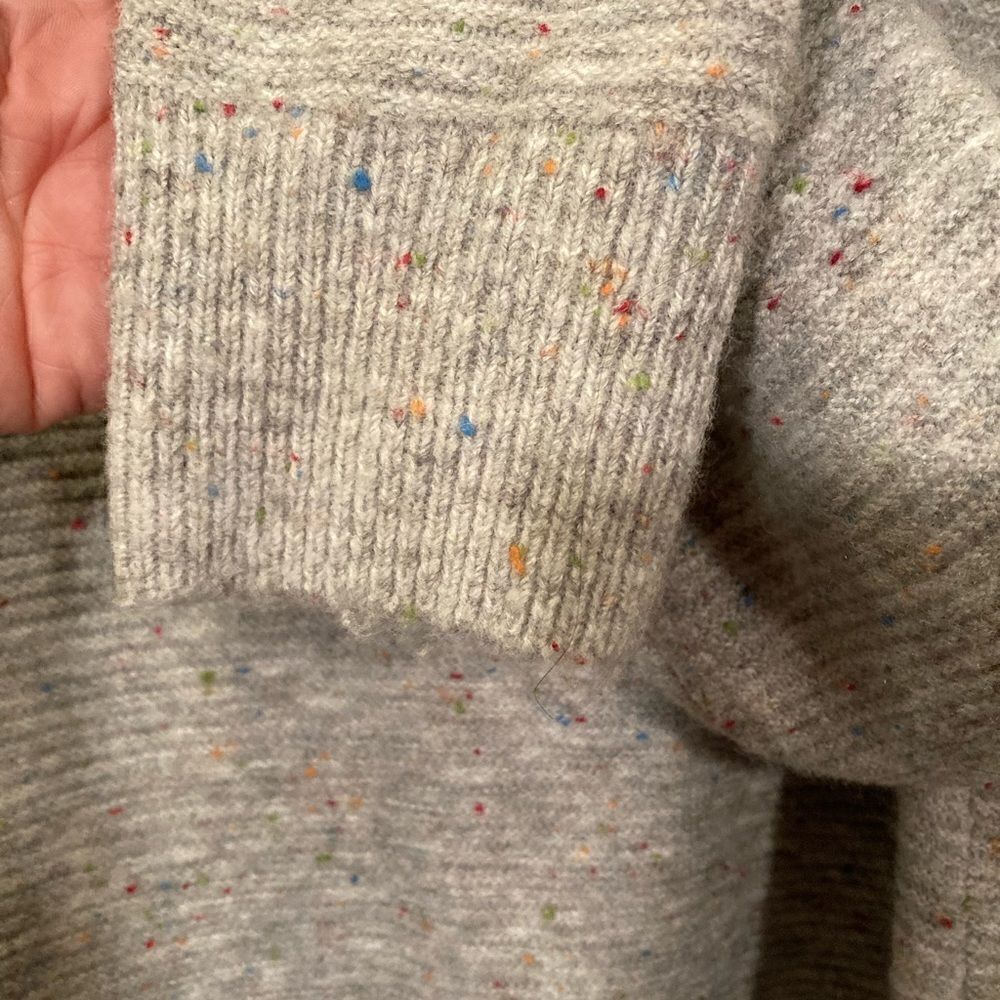 Loft Grey Confetti Sweater  - Picture 7 of 9